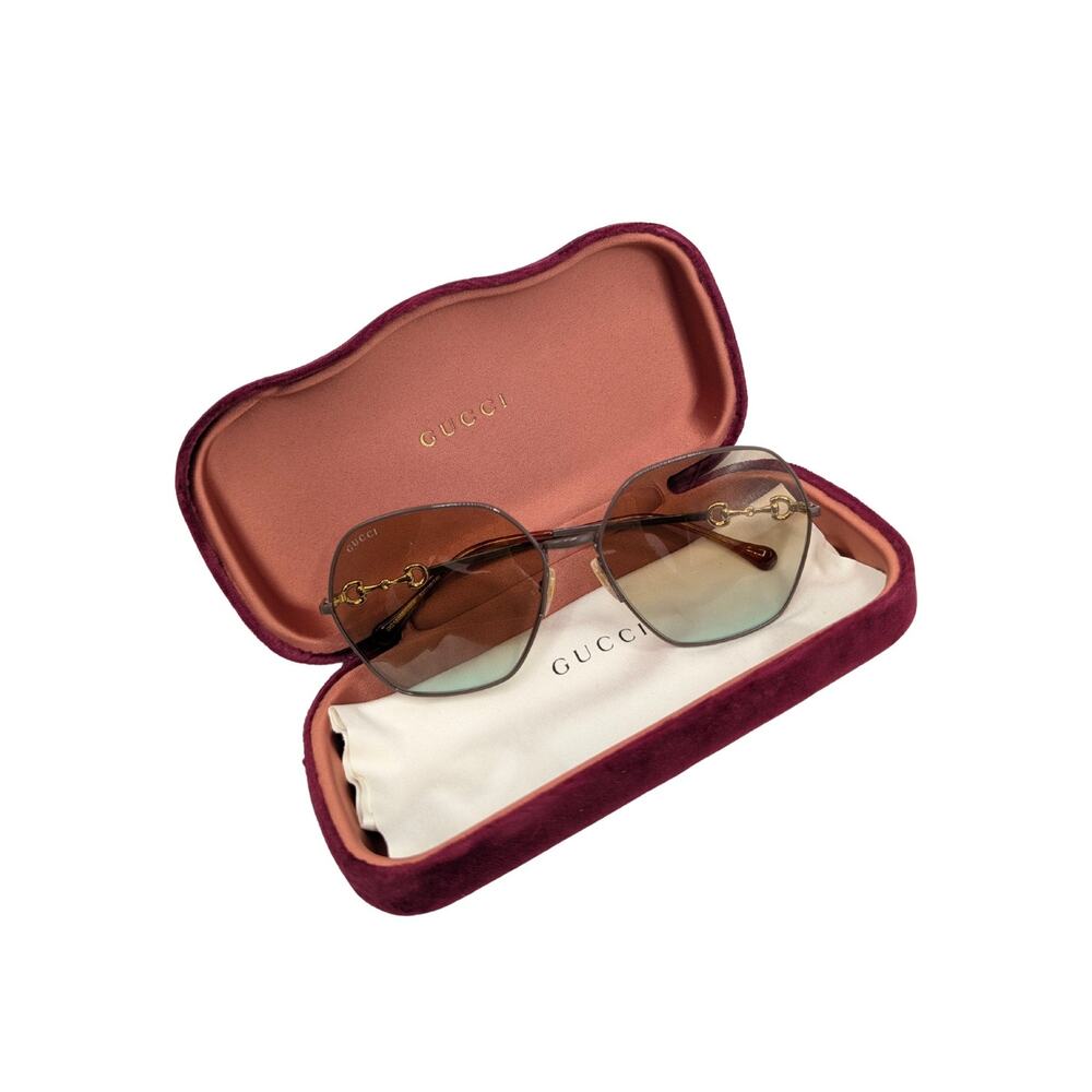 Gucci Horsebit Gradient Sunglasses GG1335s